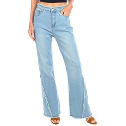 Bebe Juniors Distressed Flared Jeans