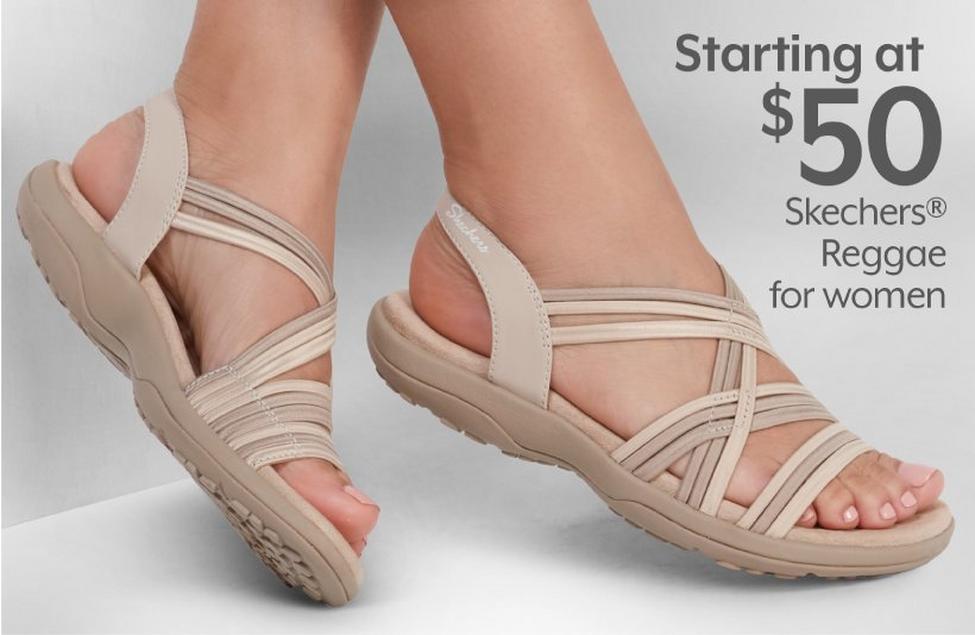 STARTING AT $50 Skechers® Reggae sandals for women