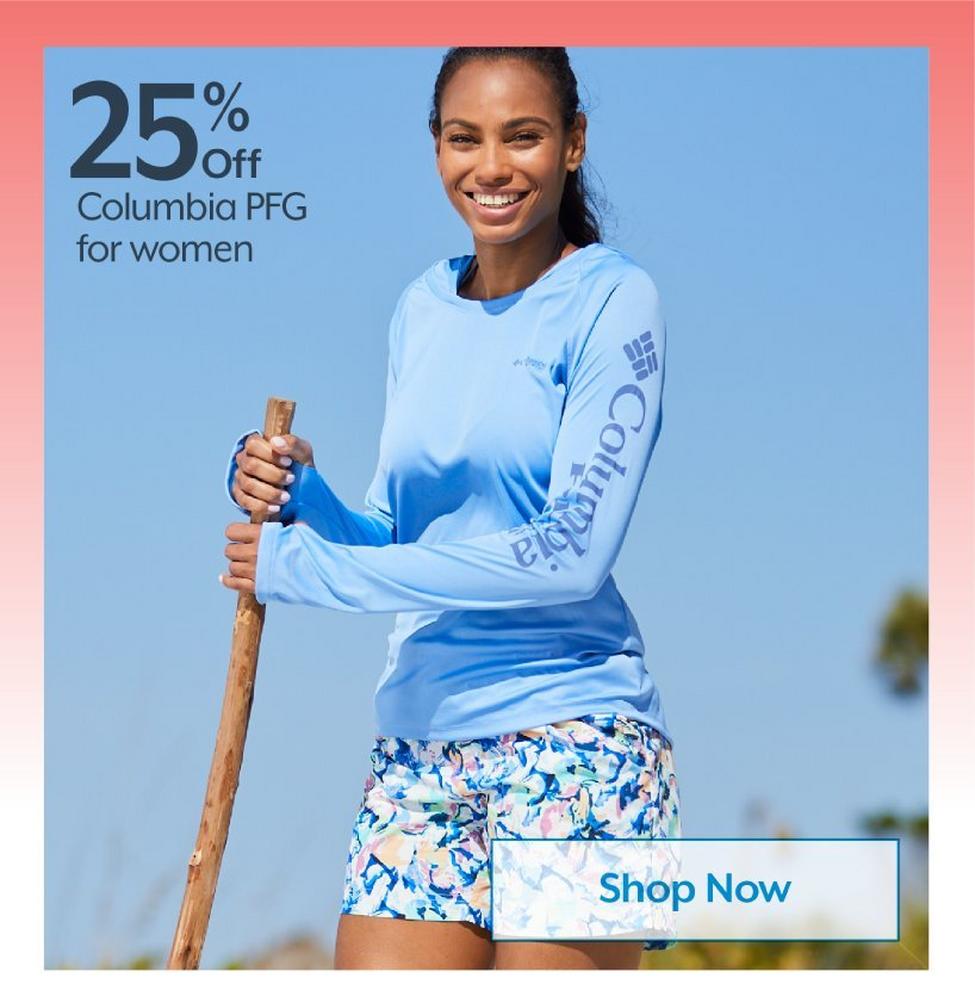25% Off Columbia PFG for women