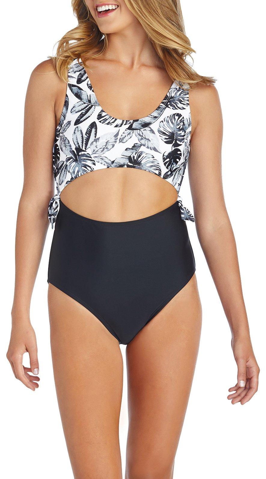 Malibu Dream Girls Juniors Pucker Up One Piece Swimsuit