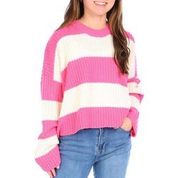 MOON & MADISON Juniors Knit Striped Sweater