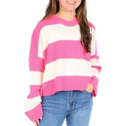 Juniors Knit Striped Sweater