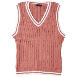 Love Tree Juniors Striped Sweater Vest