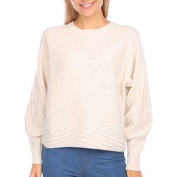 Pink Rose Juniors Mossy Ribbed Pull Over Sweater
