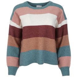 Pink Rose Juniors Knit Crew Neck Sweater