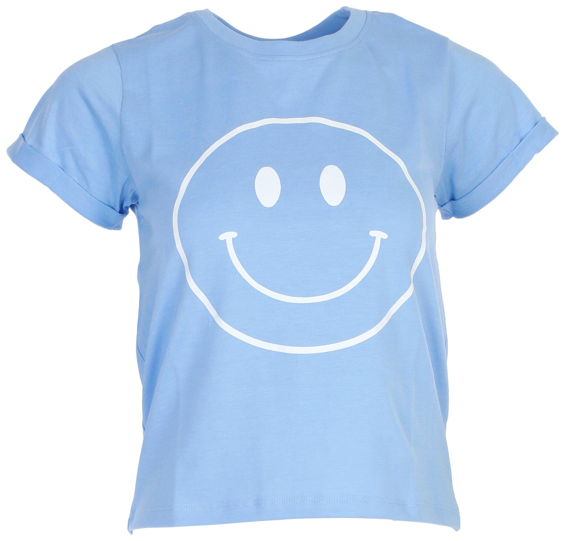 Juniors Smiley Face T-shirt
