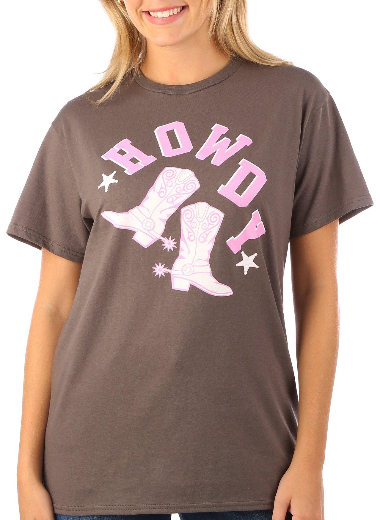 Ruby & Lace Juniors Howdy Boots T-shirt