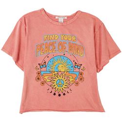 Caution To The Wind Juniors Find Your Peace Of Mind T-Shirt