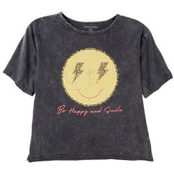 Caution To The Wind Juniors Be Happy And Smile T-Shirt