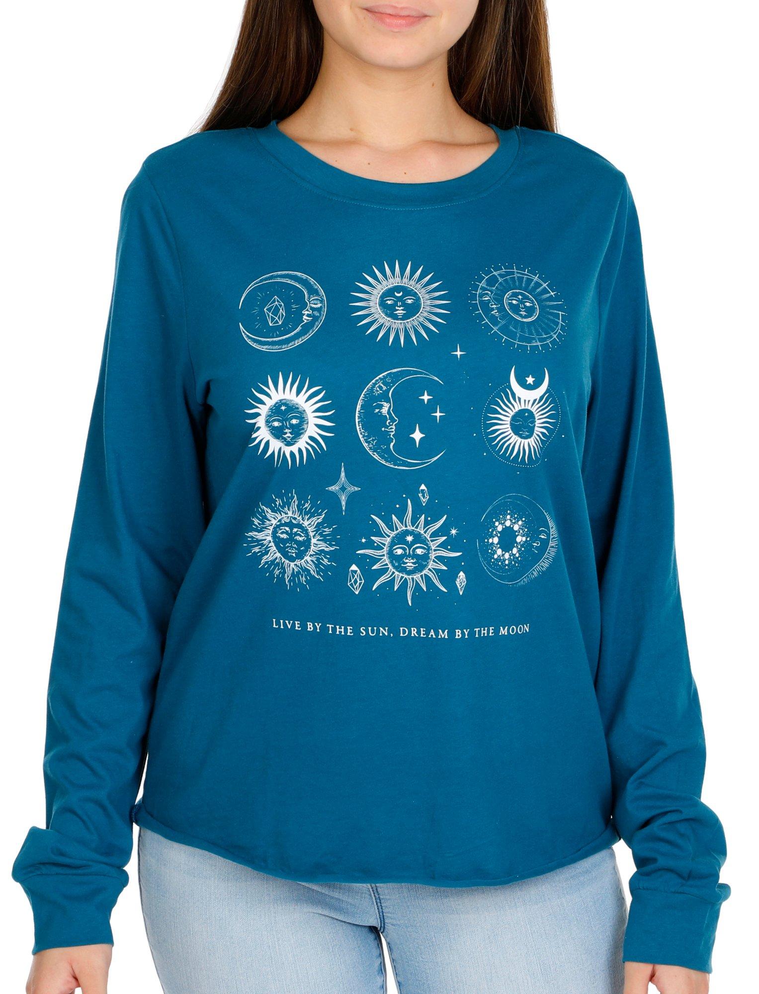 Rebellious One Juniors Dream By The Moon Long Sleeve Tee