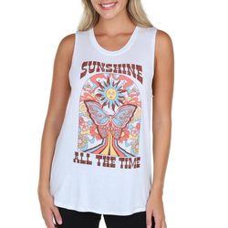 Rebellious One Juniors Sunshine All The Time Tank Top