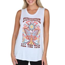 Juniors Sunshine All The Time Tank Top