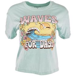Juniors Waves for Days T-Shirt