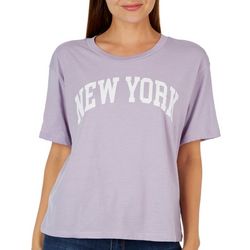 Rebellious One Juniors New York Short Sleeve T-Shirt