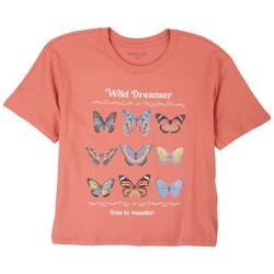Juniors Wild Butterfly T-Shirt