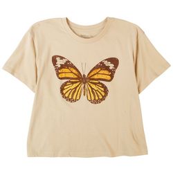 Rebellious One Juniors Monarch Butterfly T-Shirt