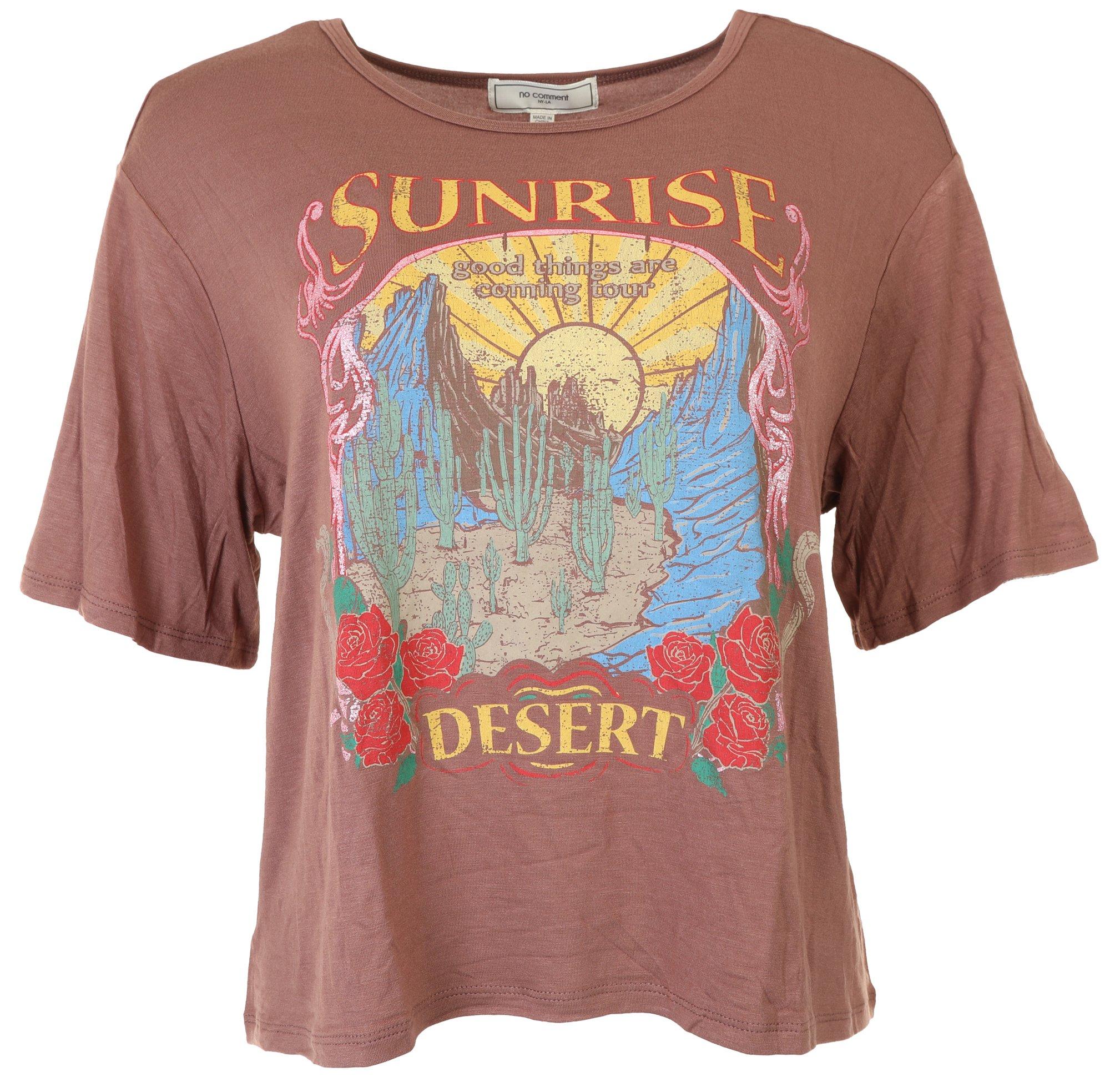 No Comment Sunrise Desert Short Sleeve Shirt