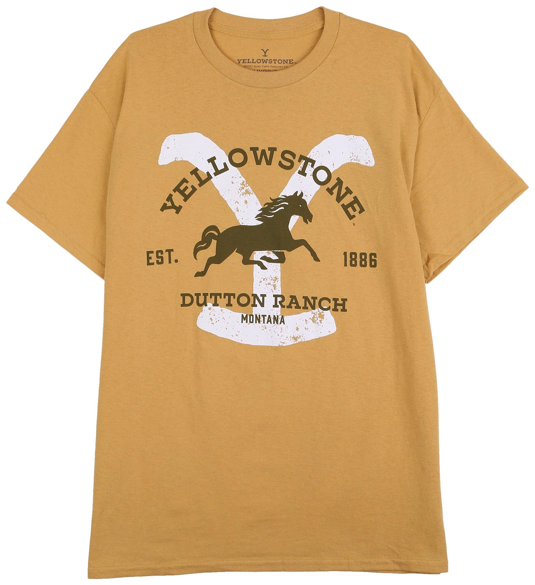 Hybrid Juniors Yellowstone Dutton Ranch T-shirt