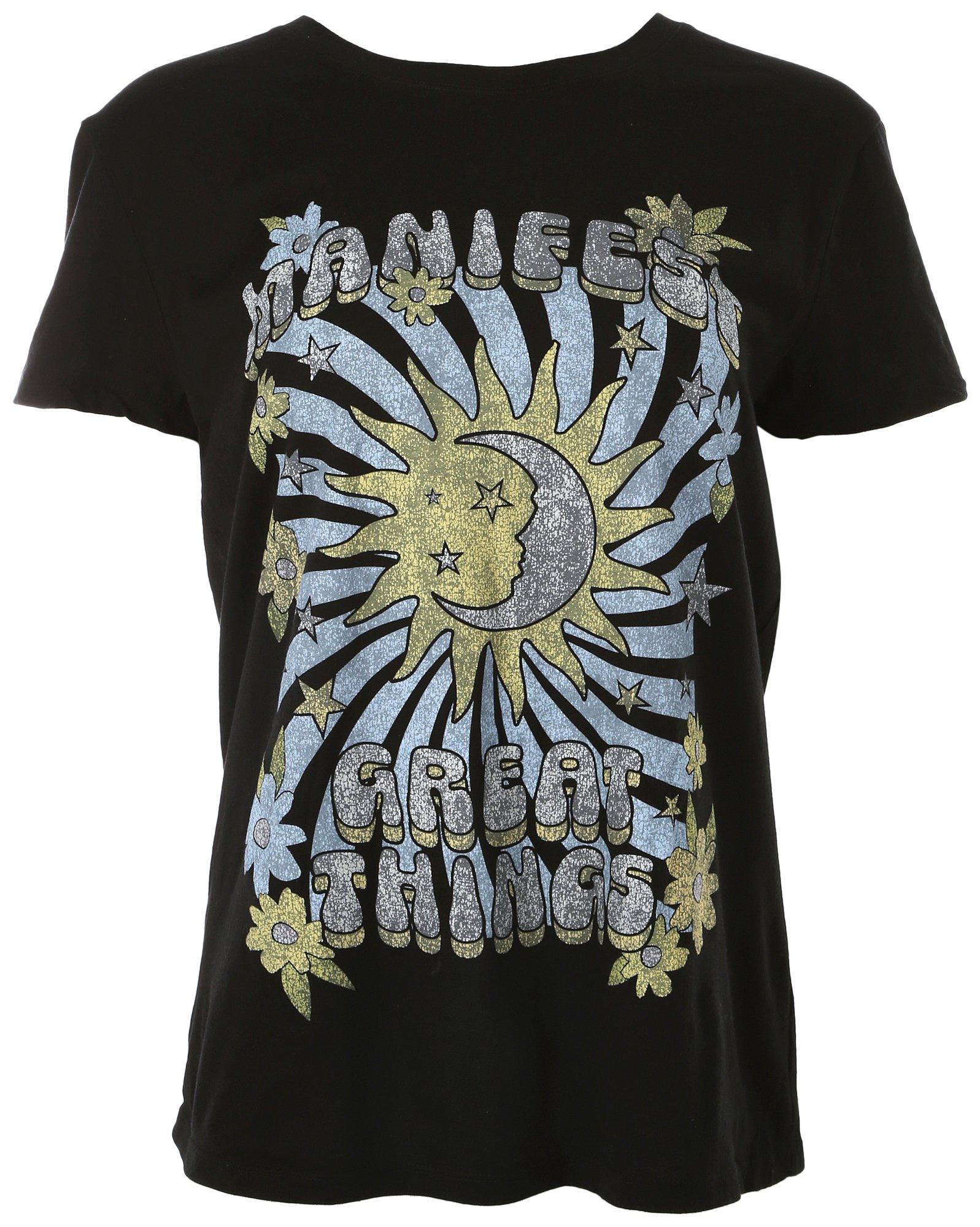 Great Things Manifestation Screen Print T-Shirt