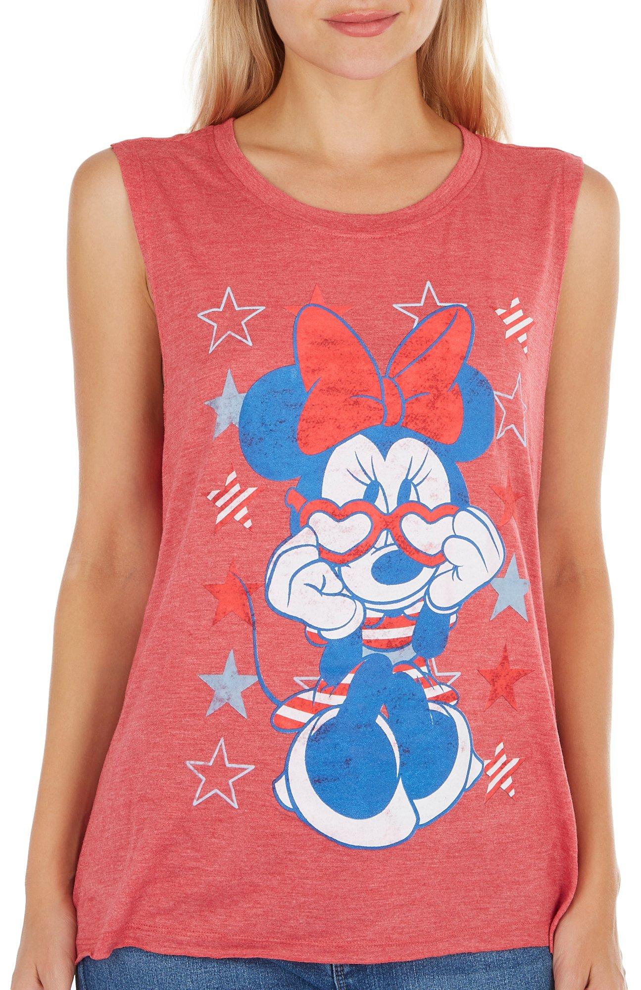 Disney Juniors Patriotic Minnie Mouse Tank Top