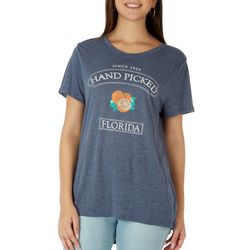 Hybrid Juniors Hand Picked Florida Short Sleeve T-Shirt