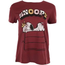 Snoopy Solid Screen Print T-Shirt