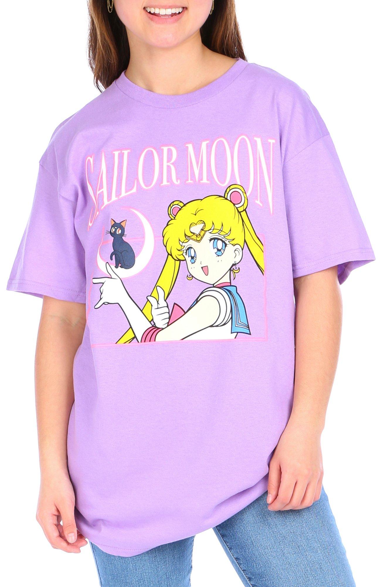 Juniors Luna And Moon Short Sleeve T-shirt
