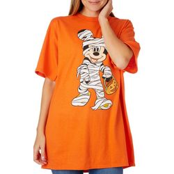 Juniors Trick Or Treat Mummy Mickey Short Sleeve T-Shirt