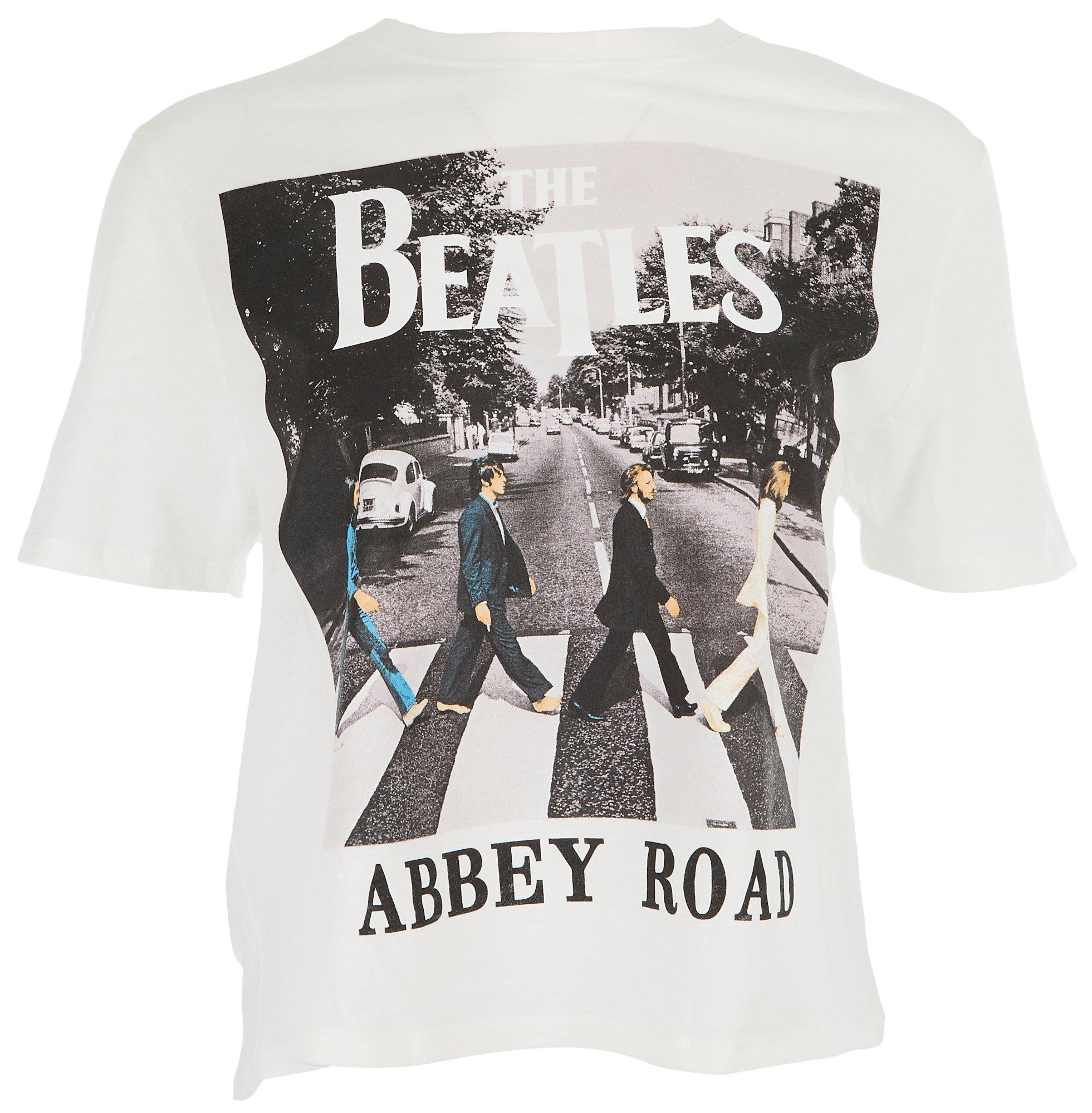 The Beatles Abbey Road Solid Screen Print T-Shirt