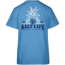 Salt Life Juniors Pineapple Retreat Short Sleeve Unisex Tee