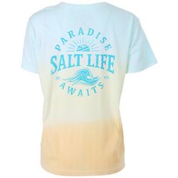 Salt Life Juniors Boyfriend Dippin Dots Tie Dye Pocket Tee