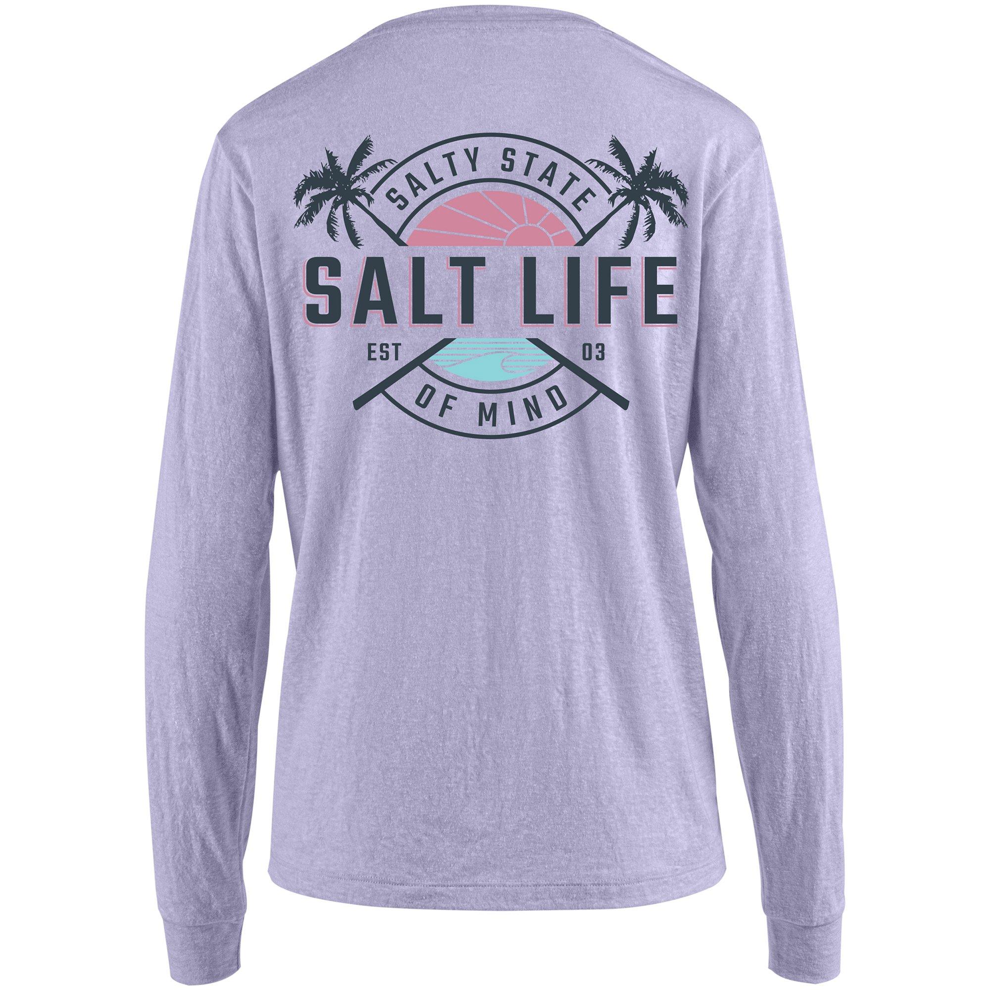 Salt Life Juniors Salty State Long Sleeve Tee