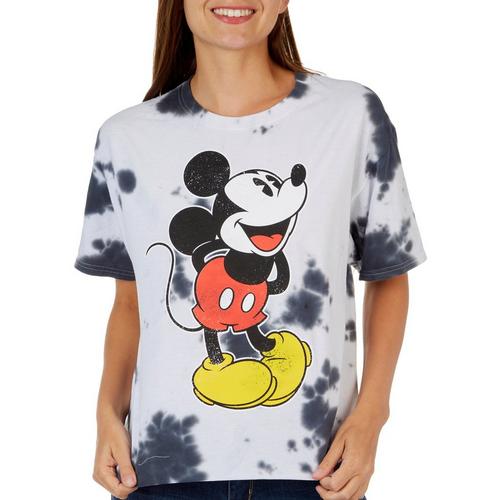 Disney Juniors Mickey Mouse Tie Dye Short Sleeve