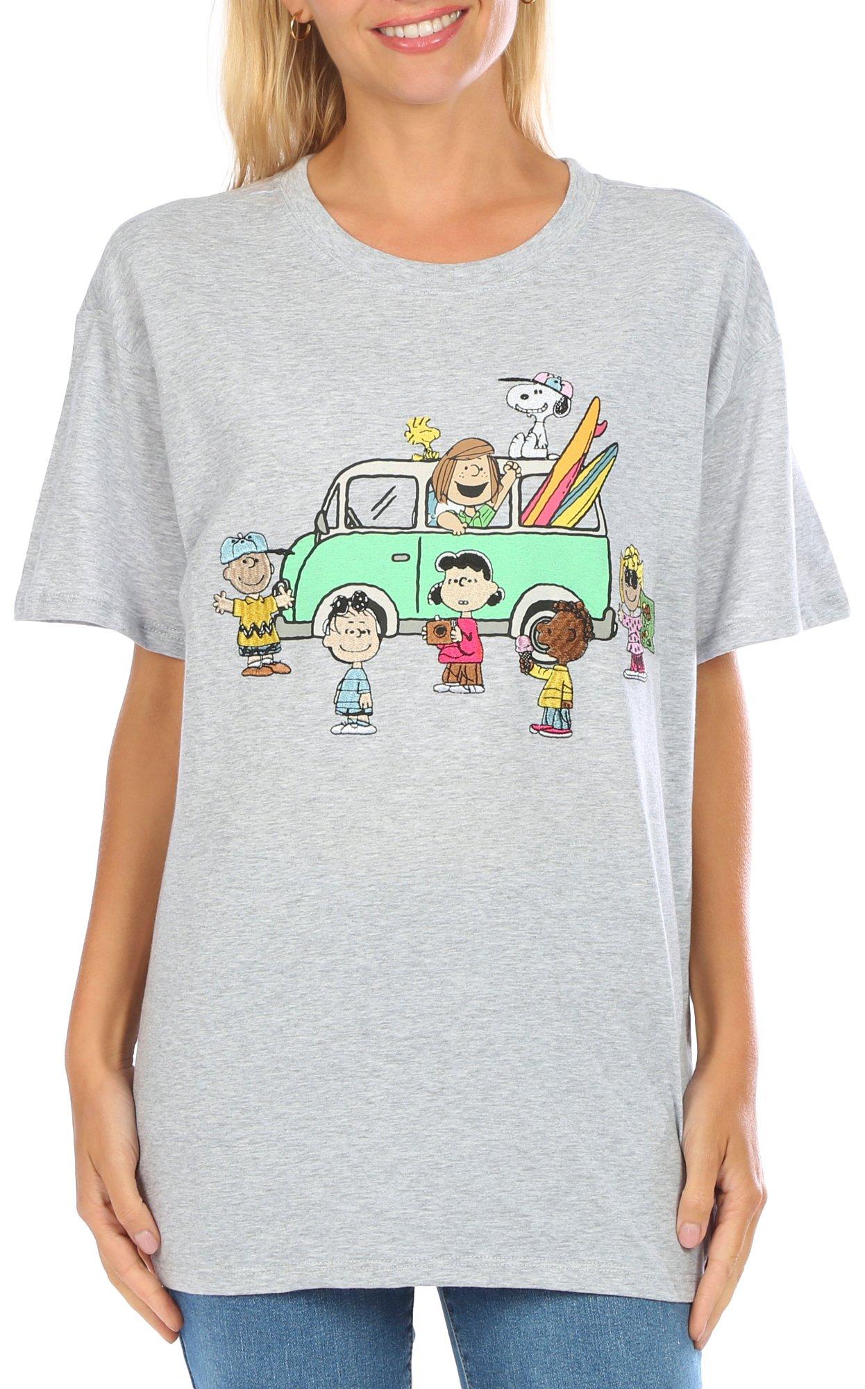Juniors Summer Peanuts T-Shirt