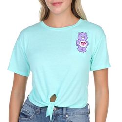 Care Bears Juniors Embroidered Tie Front Short Sleeve Tee