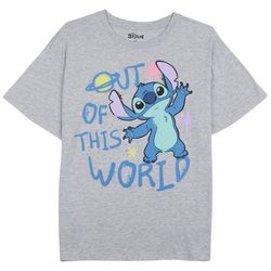 Juniors Stitch Out of This World Short Sleeve Tee