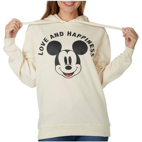 Mickey Mouse Juniors Love And Happiness Hoodie