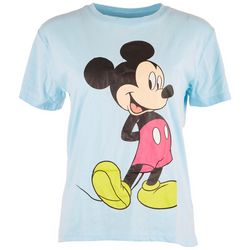 Juniors Mickey Mouse Screen Print T-Shirt