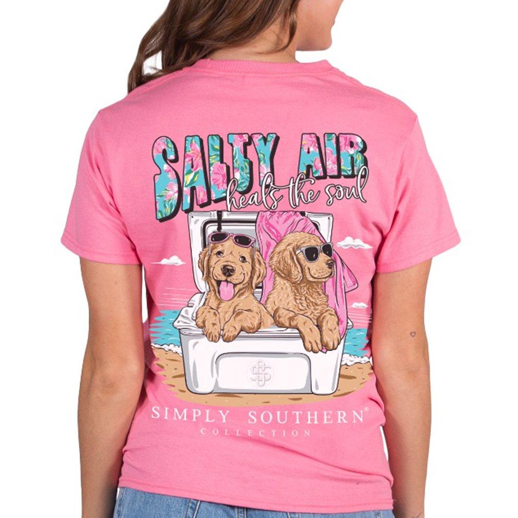 Simply Southern Juniors Salty Air Heals The Soul T-Shirt