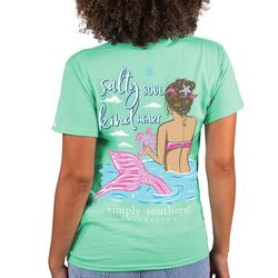 Simply Southern Juniors Salty Soul Kind Heart T-Shirt