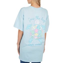 Simply Southern Juniors Seas The Day Short Sleeve Top