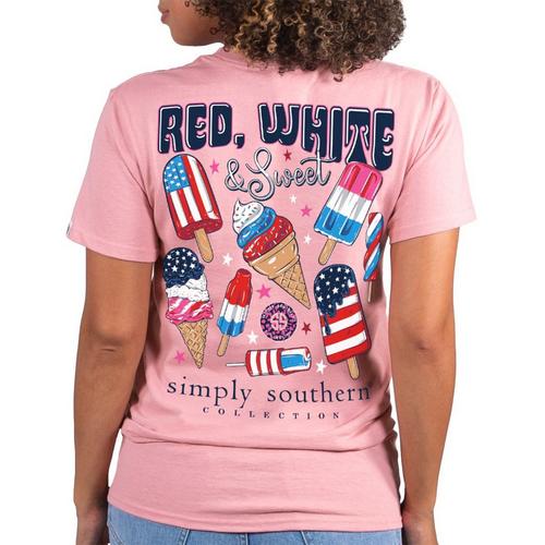 Simply Southern Juniors Americana Ice Cream T-Shirt