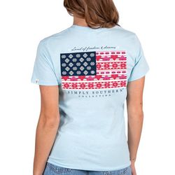 Simply Southern Juniors Americana Flag T-Shirt
