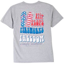 Simply Southern Big Girls Americana Freedom T-Shirt