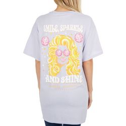 Simply Southern Juniors Smile Sparkle Short Sleeve Top