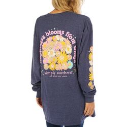 Simply Southern Juniors Happiness Bloom Long Sleeve Shirt
