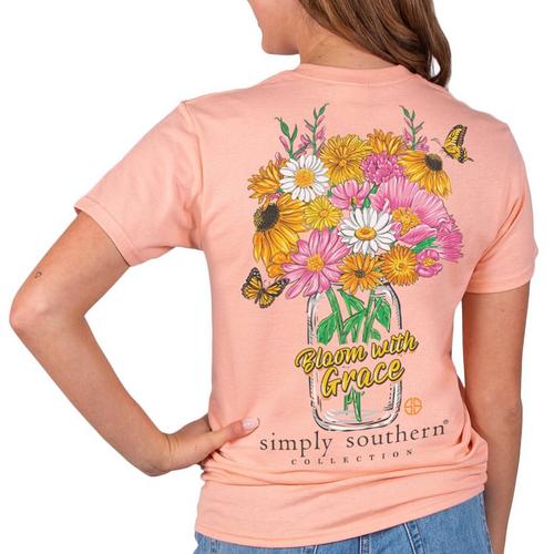 Simply Southern Juniors Bouquet Grace T-Shirt