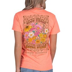 Simply Southern Juniors Grow Free Bloom T-Shirt