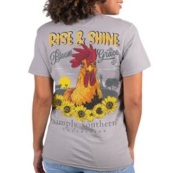 Simply Southern Juniors Rise And Shine T-Shirt