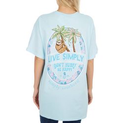 Simply Southern Juniors Live Simply Short Sleeve Top
